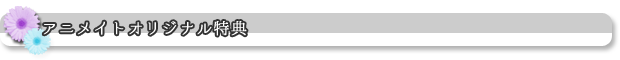 アニメイトオリジナル特典