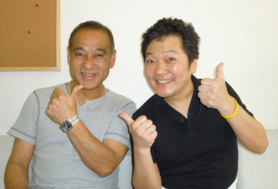 永倉新八役　山口勝平様／島田魁役　岩崎征実様