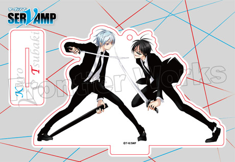 劇場版 Servamp サーヴァンプ アクリルスタンド Battle Ver クロvs椿 フロンティアワークス