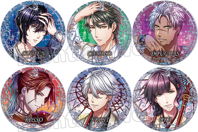 夢王国と眠れる100人の王子様 トレーディング缶バッジ 覚醒後イベントコスチューム第6弾 月ver フロンティアワークス