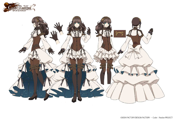 Tvアニメ Code Realize 創世の姫君 のメインキャラクター設定を大公開 フロンティアワークス