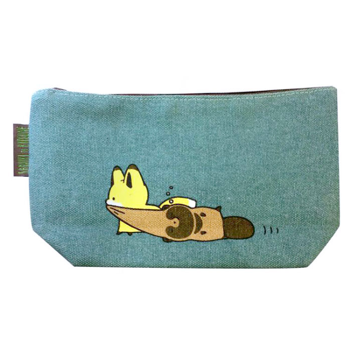 舟形ポーチ タヌキとキツネ 公式サイト