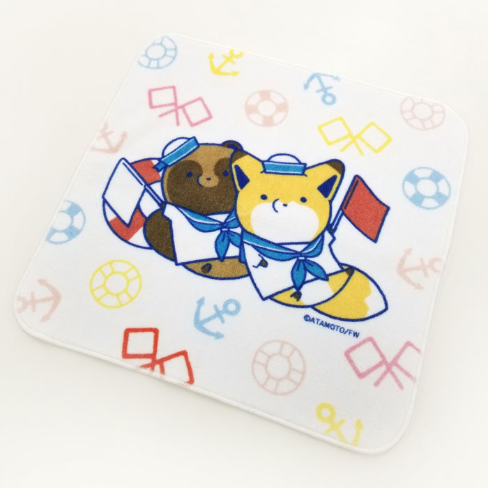 タオルハンカチ(全2種) — 「タヌキとキツネ」公式サイト