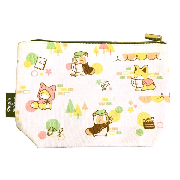 舟形ポーチ タヌキとキツネ 公式サイト