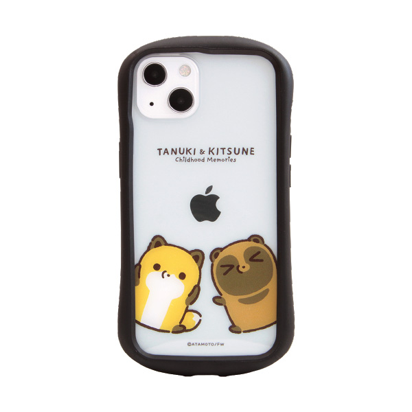 iPhoneケース （SE,13,13mini,13pro）(全3種) — 「タヌキとキツネ 