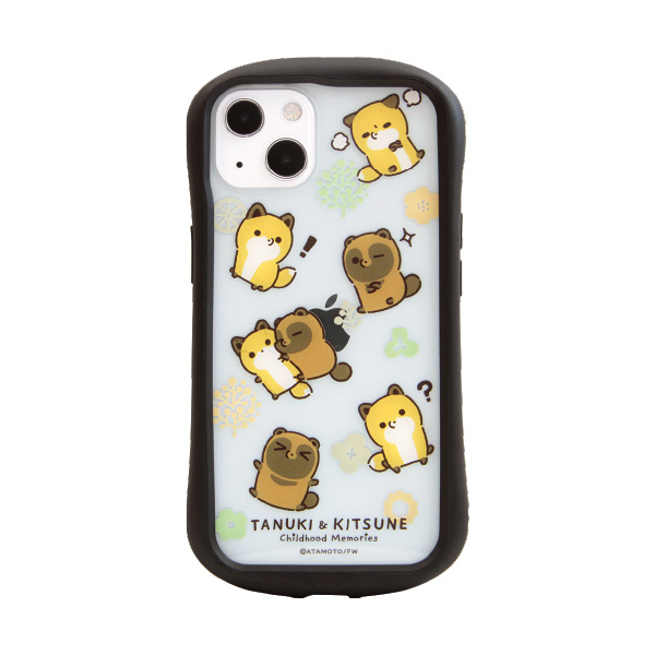 iPhoneケース （SE,13,13mini,13pro）(全3種) — 「タヌキとキツネ 