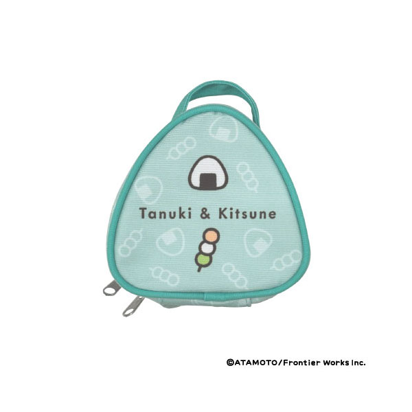 タヌキ寝入り おにぎりケース タヌキとキツネ まんぷく（全3種） — 「タヌキと