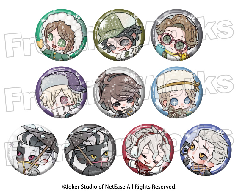 Identity V 雪まつり2025トレーディングミニ缶バッジ |フロンティア  