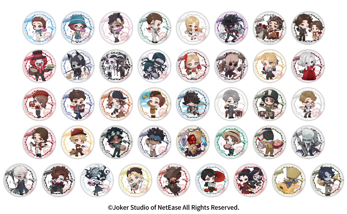 第五人格　探鉱者　缶バッジ　ロナード　10個セット 探鉱者 ロナード 缶バッジ 2周年 第五人格 ノートン キャンベル天野明