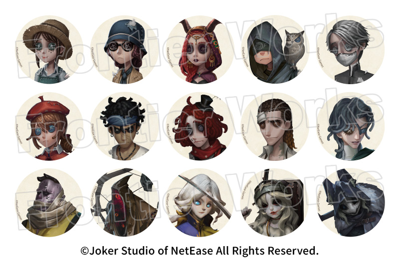 第五人格 トレーディング缶バッジ vol 3 彫刻師 ガラテア 6点まとめ