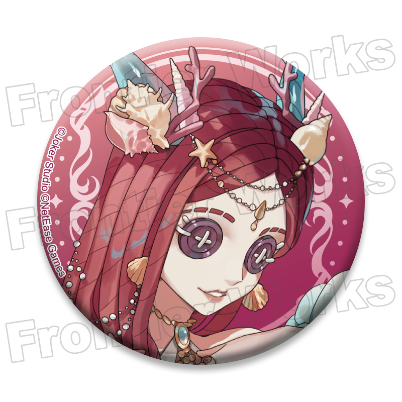 Identity V Sweet Tale Tea Time クリアポスター＆缶バッジセット 祭司