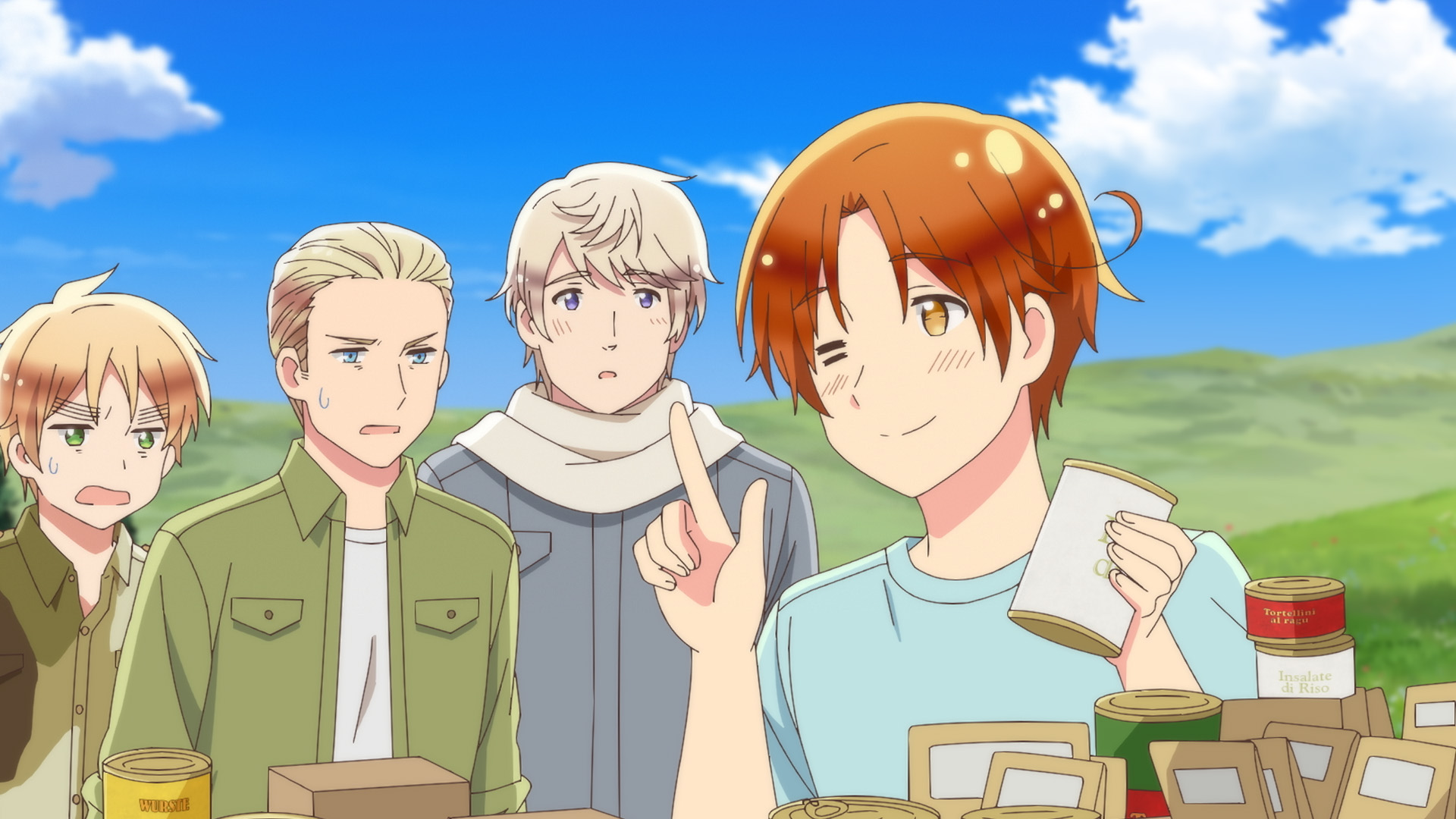 Photogramme officiel de l’épisode 16 de Hetalia World Stars